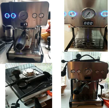 

Coffee Machine Espresso Machine Coffee Maker 15bar Stainless Steel Italian Semi-automatic Cafeteira Steam Grilled Maker