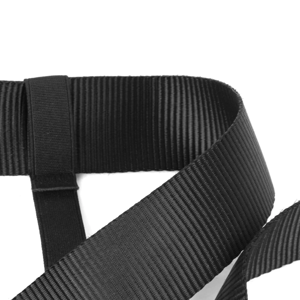 Tree Arborist Rappelling Climbing Protection Harness Seat Safety Sitting Bust Belt Black
