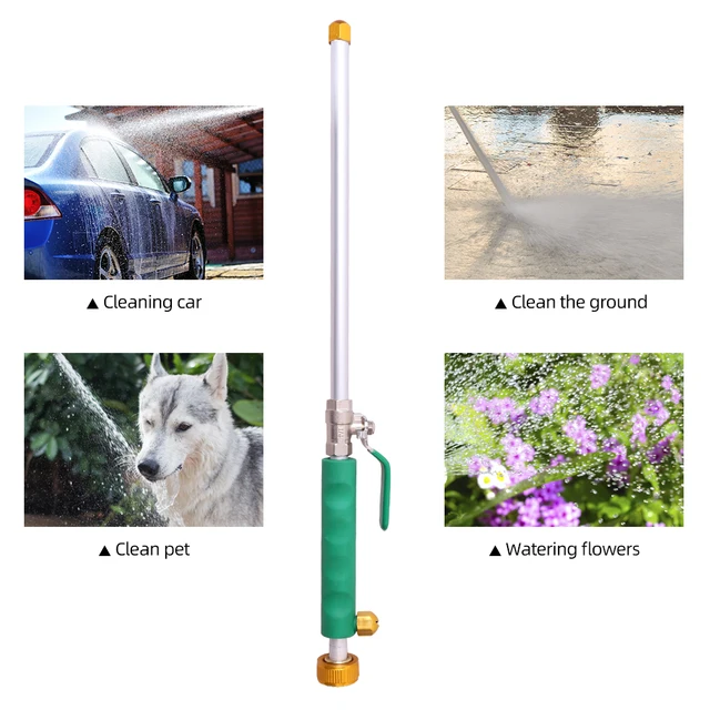 Autó Nagynyomású Vízpisztollyal Fém Vízpisztoly Motoros Mosógép Spray-Mosószerszámok Kerti Vízsugaras Nyomás Mosó - Image 4