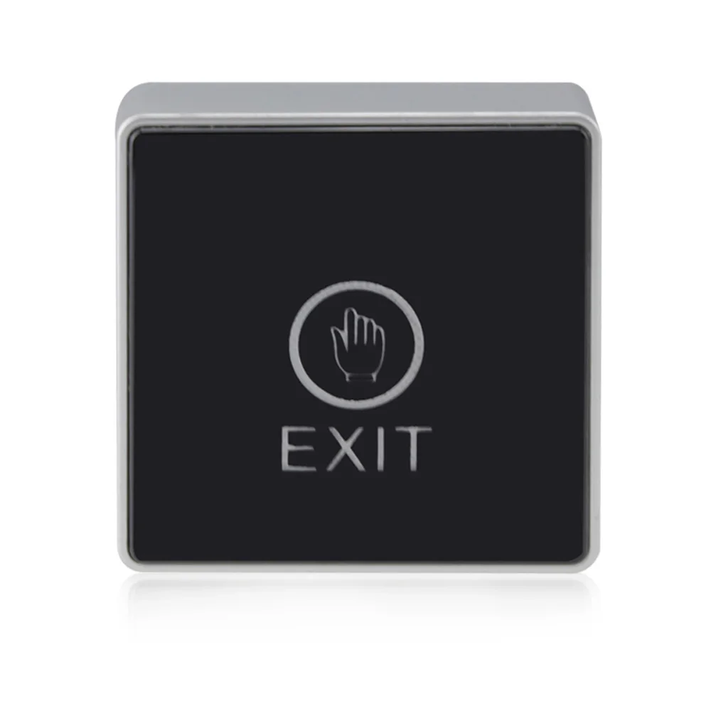 86*86mm Hintergrundbeleuchtung Push Touch Exit-Button Infrarot Kontaktlose Tür Release Schalter für access Control System Mit LED anzeige