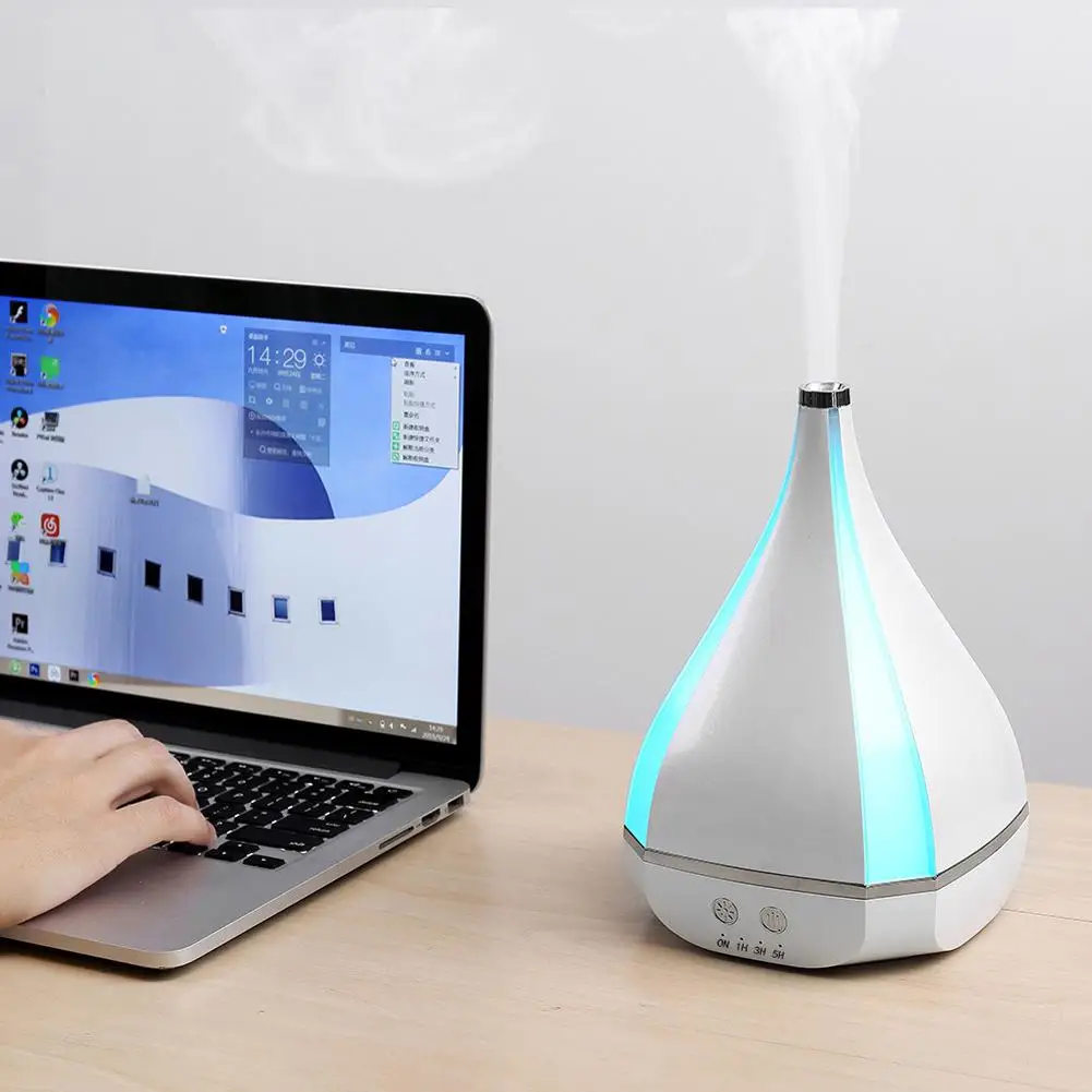 

Adoolla 400ML Home Silent Air Humidifier Oil Diffuser Aromatherapy Machine with Night Light for Office Tabletop
