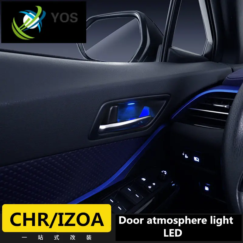 

Door atmosphere light LED FOR Toyota CHR IZOA 2018-2020 Interior atmosphere light inner handle led free modification decoration