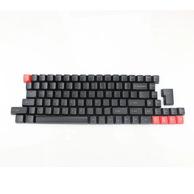 Колпачки клавиш ABS ANSI ISO толщина 1 5 мм для механической игровой клавиатуры Keycool 84