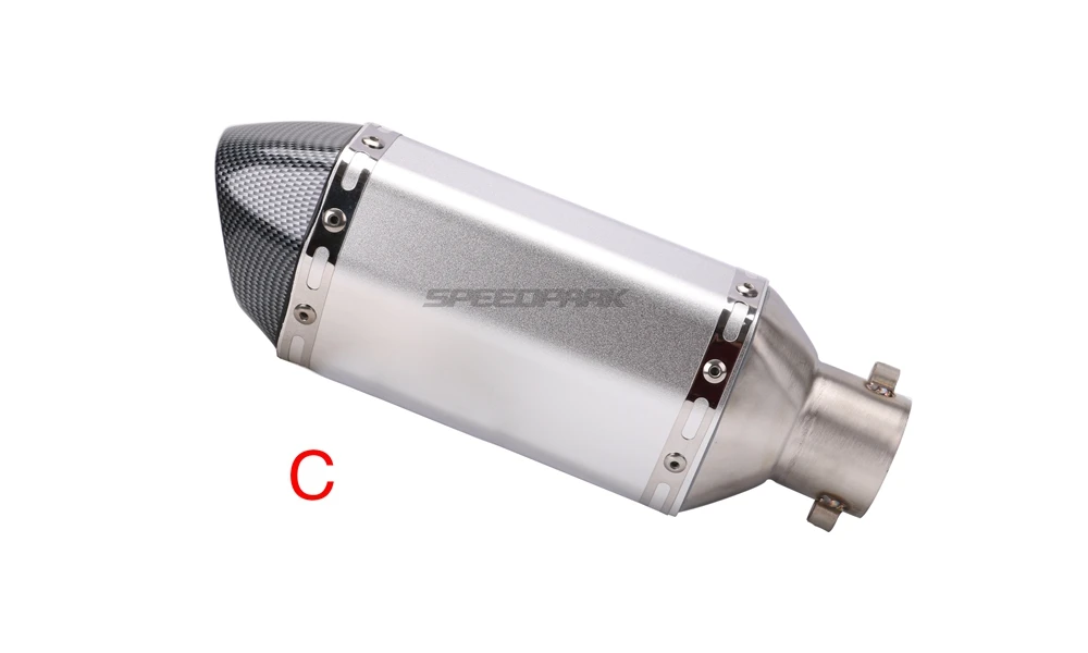 38-51 мм Универсальный мотоцикл Akrapovic выхлопная Модифицированная глушитель труба скутер питбайк грязь Мотокросс для Yamaha