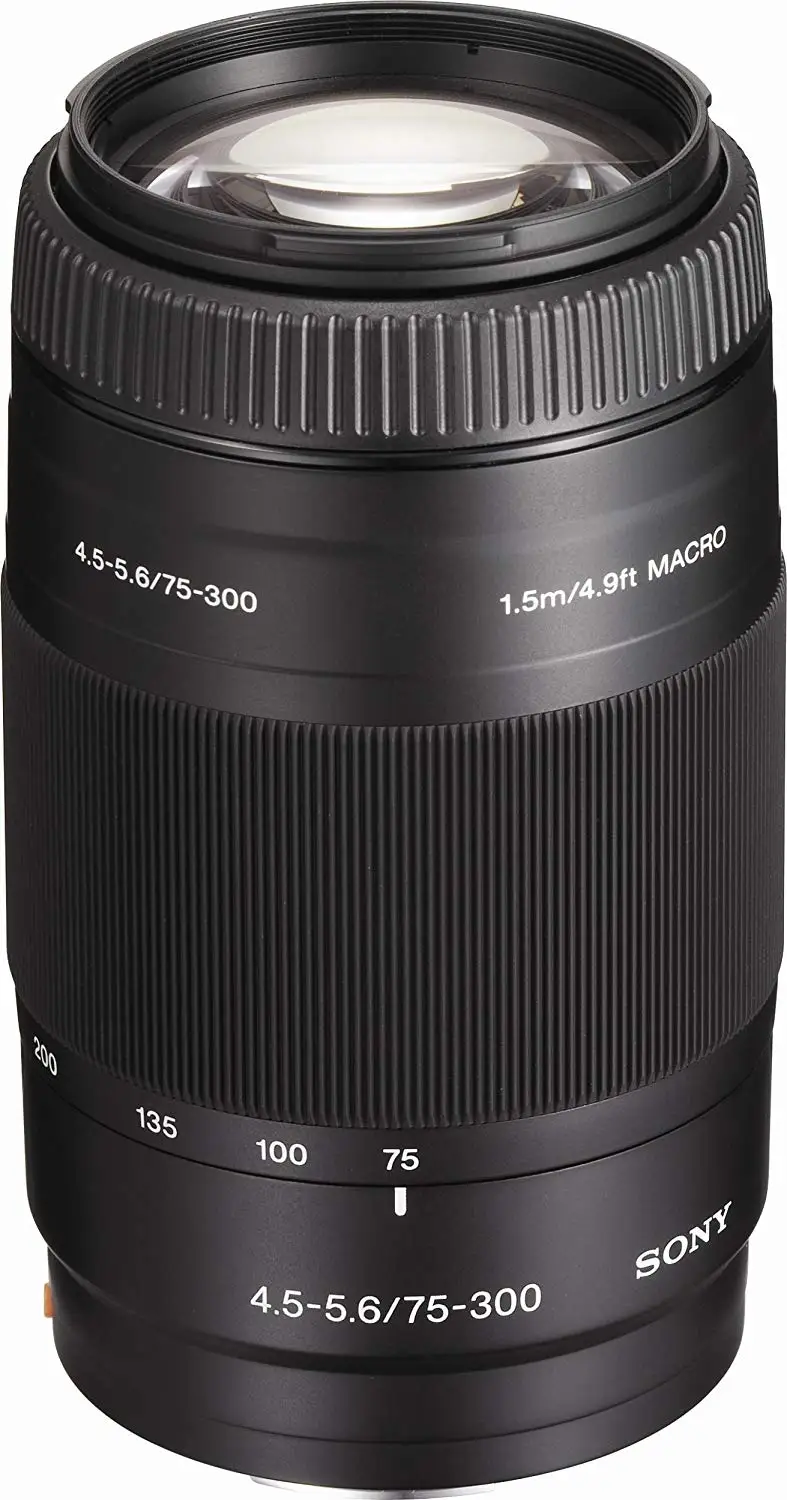 Бывший в употреблении Sony 75-300 мм f/4 5-5 6 компактный Супер телефото зум-объектив для