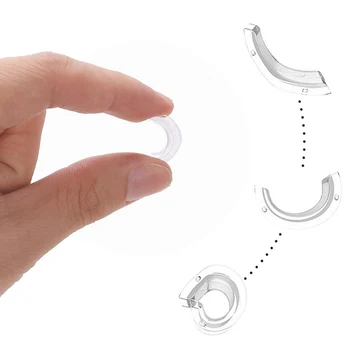 

Set of 8 Pack Ring Size Adjuster, Clear Ring Sizer Resizer Fit for Loose Rings