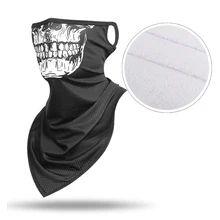 Masque de pêche à motif de crâne, anti poussière, Protection solaire, épais, drôle, forme Unique, pour le pare brise d'hiver 