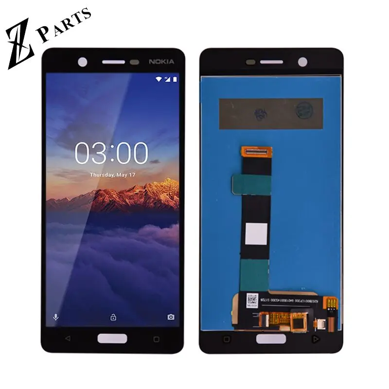 Продажа Для Nokia 5 ЖК дисплей кодирующий преобразователь сенсорного экрана в сборе TA 1008 TA 1030 TA 1053 Pantalla Замена 1280x720 5,2