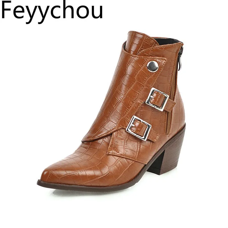 Женские ботинки Сезон осень-зима Ботильоны на высоком каблуке с острым носком и