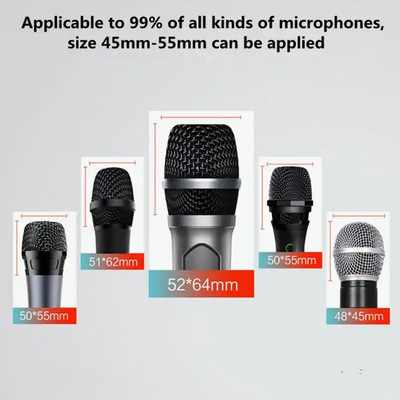 厚い泡マイクカバーマイクスポンジカバーカラオケ Dj 洗えるマイクカバー Microphone Accessories Aliexpress