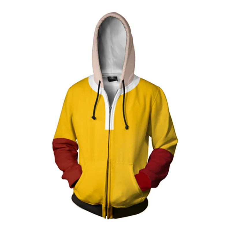 picture colour Новинка, Аниме One Punch man Saitama, толстовка Oppai, толстовка, толстовки, мужские толстовки, костюм, мужские толстовки, свитшоты, sudaderas, одежда - Цвет: picture colour