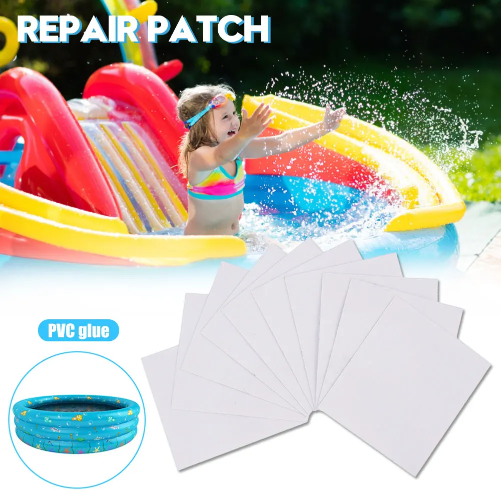 10pcs/set Swimming Float Repair Patch Glue Kit Adhesive for Inflatable
