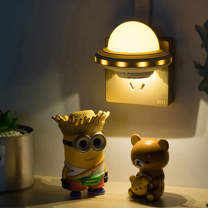 1 шт. светодиодный ночник умный пульт дистанционного управления мини