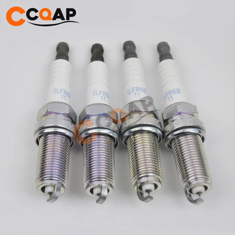 4 x Лазерная иридий Свеча зажигания 22401 AA630 ILFR6B для Subaru Volvo S40 V50 Land Rover LR2 22401AA630|Свечи
