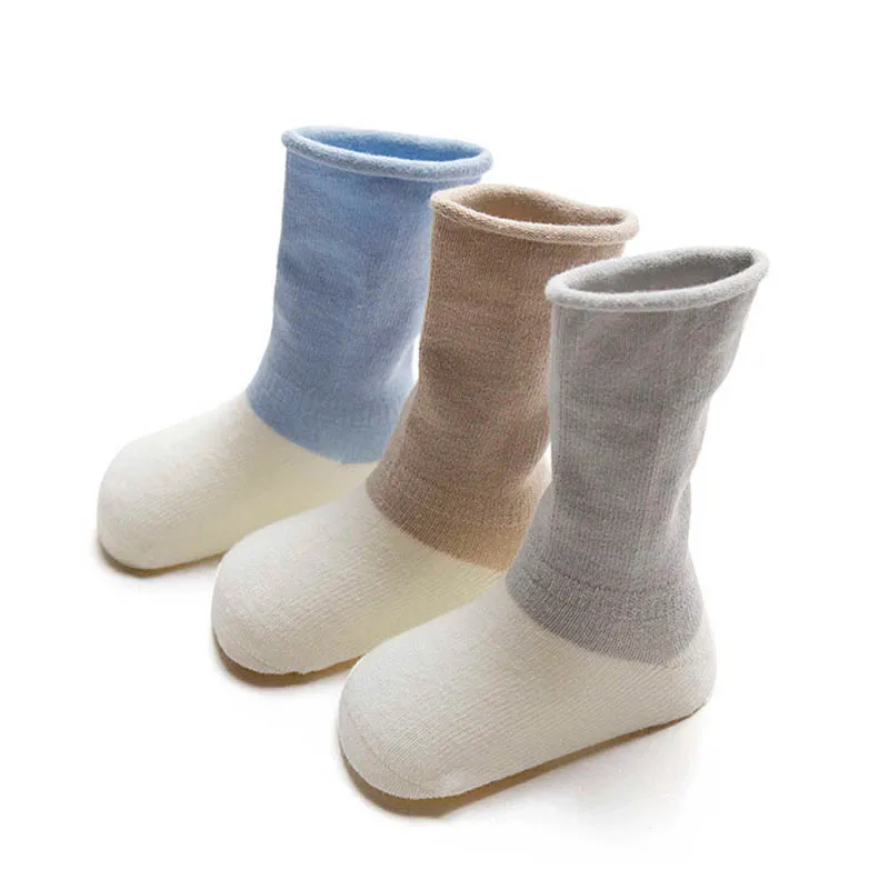 High Quality 3 Pairs Children Baby Kids Infant Socks Breathable Elasticity Soft For Autumn Winter |