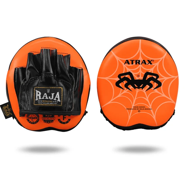 RAJA Boxing arc Hand Target Fitness Fight Training Combat Target Muay Thai Sanda Taekwondo Mma Boxing Equipment Punching Bag orange Apple target