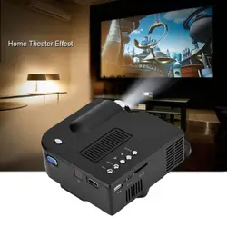 Портативный UC28 + мини 1080P HD проектор домашний кинотеатр обновленный интерфейс HDMI домашнее развлекательное устройство мультимедийный плеер