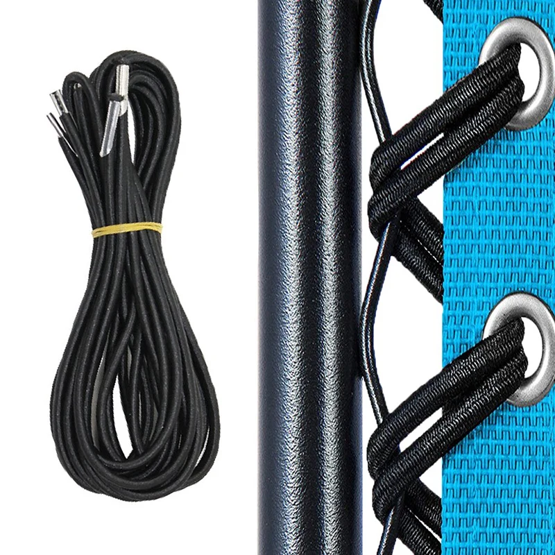 4Pcs Elastic Cord Camp Bed Rest Folding Chair Accessory Binding Rope Stable For Zero Gravity Reclining Garden Sun Lounger Chairs