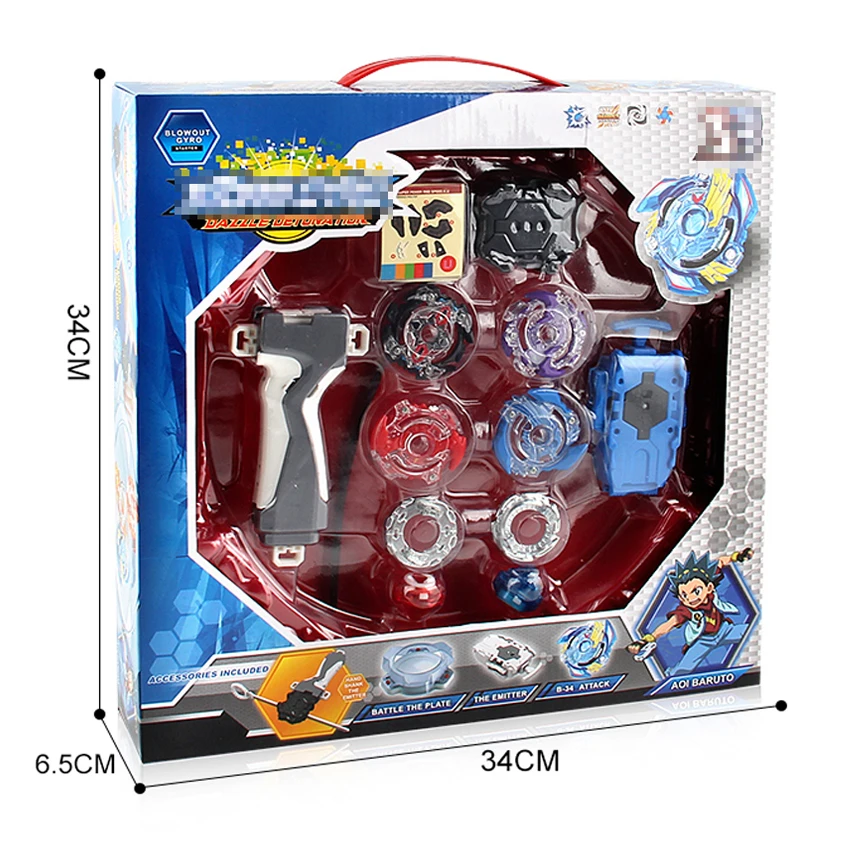 

Original Box Beyblades Burst For Sale Metal Fusion 4D BB807D With Launcher and arena Spinning Top Set Kids Game To