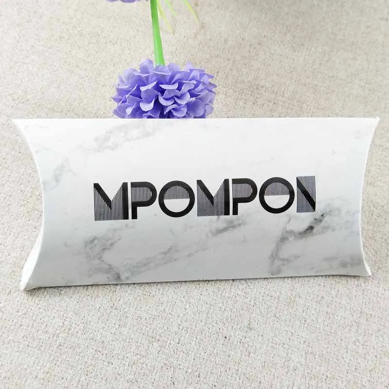 

2018 custom 28X19X10CM Paper Window Box Custom Design Logo 300 pcs New Marble Design DIY Gift Box Custom Logo