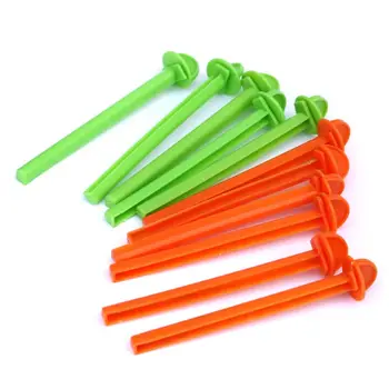 

100 Pcs Bird Durable Plastic Perch Staircase Stand Grinding Claw Toys for Parrot