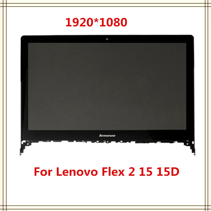 15," ноутбук сенсорный ЖК-экран панель дигитайзер сборка для lenovo flex 2 15 ЖК-дисплей 1920x1080