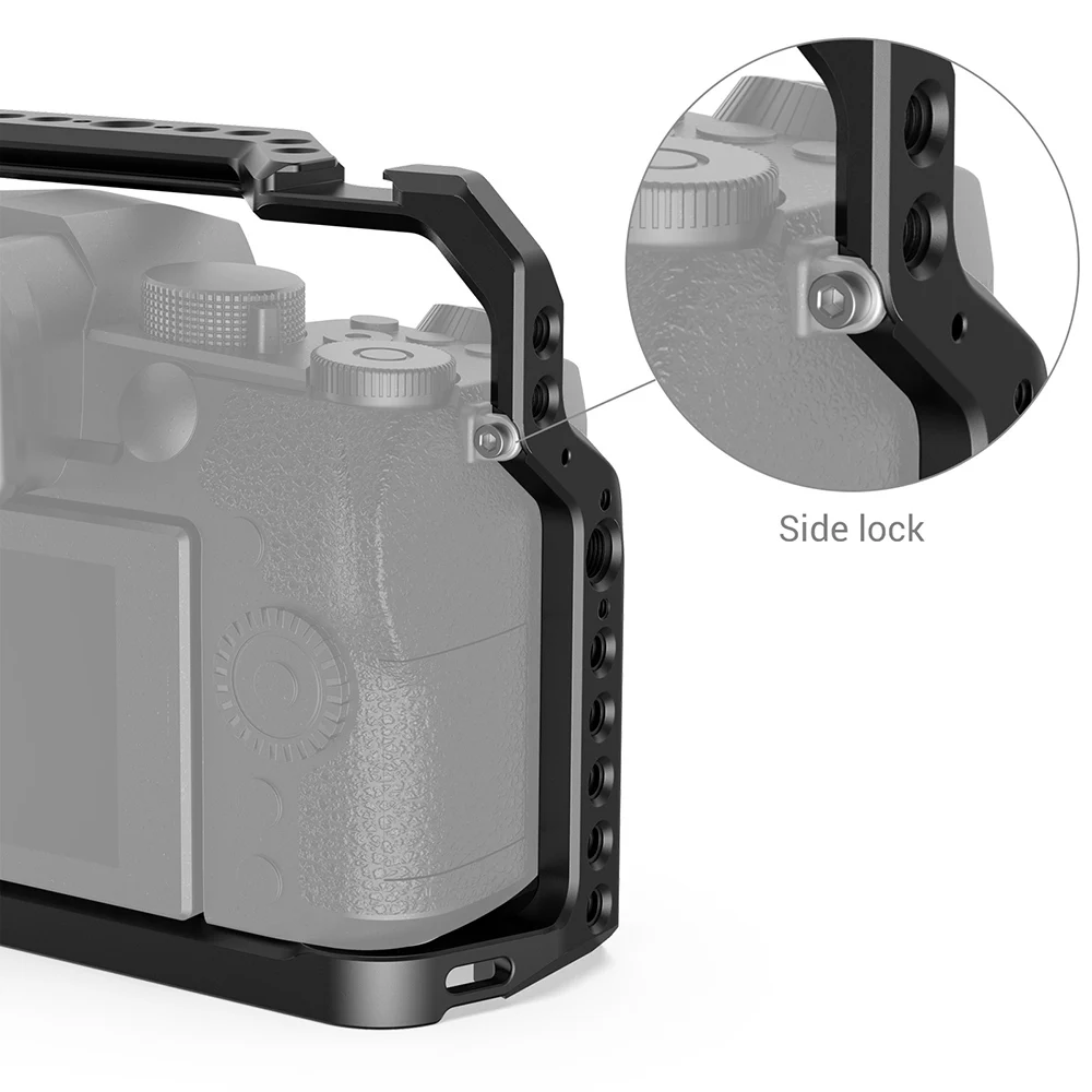 Клетка SmallRig G95 Dslr для камеры Panasonic G95 с креплением для холодного башмака и рельсами NATO для видеосъемки, БЫСТРОРАЗЪЕМНАЯ клетка-2446