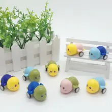 Jouet de dessin animé pour enfants, 8 pièces, horloge infantile, coulissant, inertie, Animal, voiture, cadeau d'anniversaire et de noël