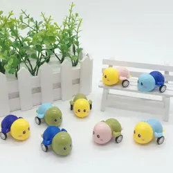 8PCS Cute Cartoon Infant Clockwork Pull Back Inertial Sliding Toy For Children Animal Car Toys For Kids Birthday Christmas Gift