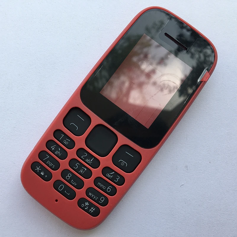 ZUGZUC пластиковый полный корпус для Nokia 105 полный корпус для мобильного телефона чехол+ клавиатура+ логотип