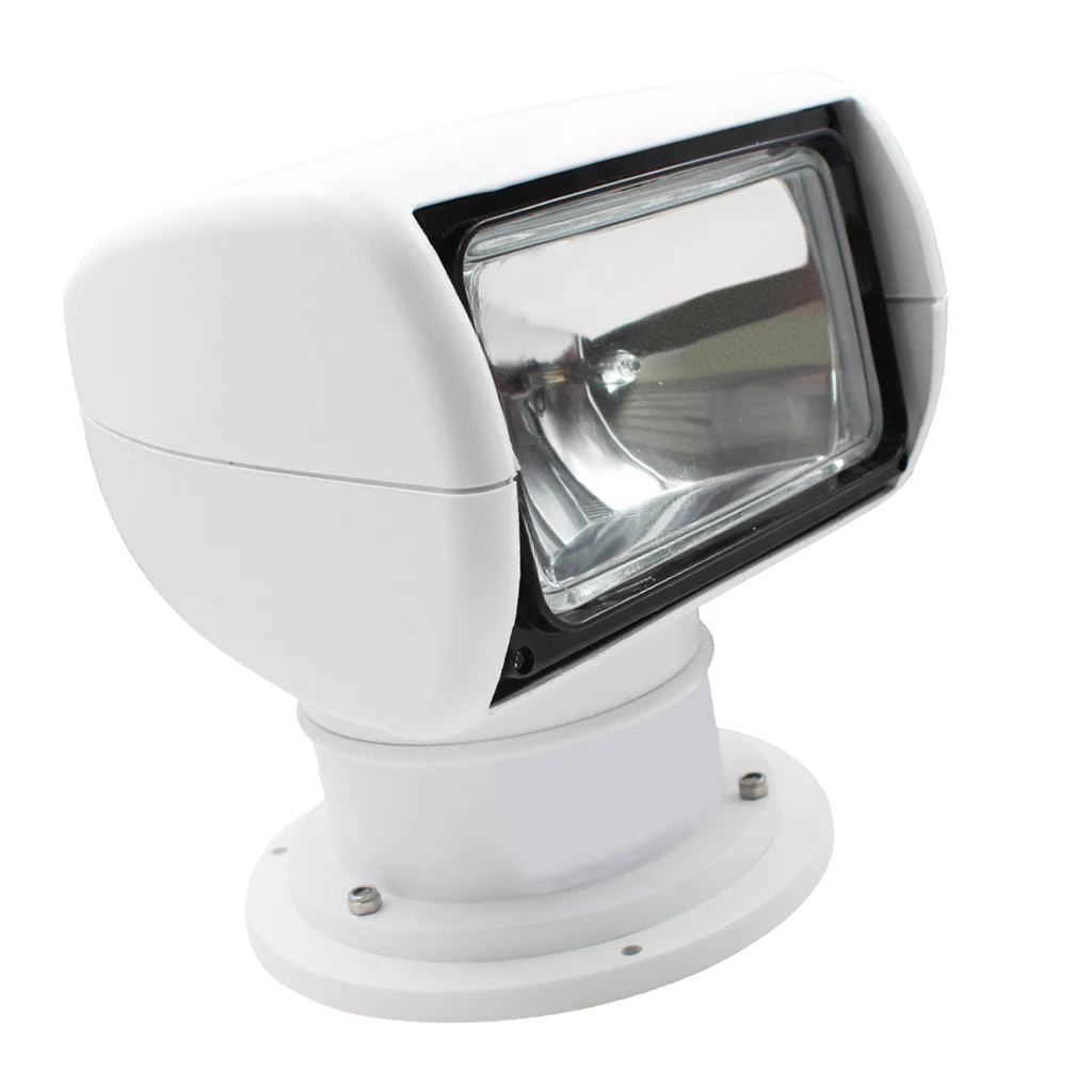Boat Remote Control Spotlight, 24V 100W Bulb - Marine Searchlight, Truck Car Kits