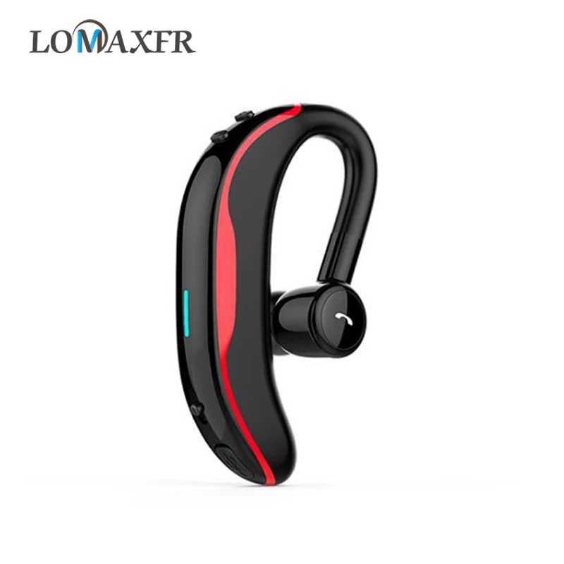 

Wireless Bluetooth Earphone Single Earphones Conversation Earbud Noise Cancelling Headset Ear-hook Sport Earphone with Mic