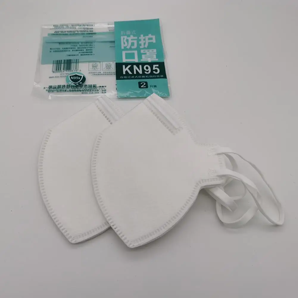 

DishyKooker 2pcs/bag Anti-smog Masks Riding Sport Dustproof Adult N95 Protective Masks