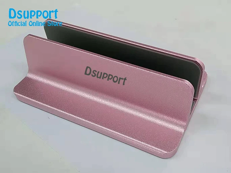 Pink Вертикальная Регулируемая подставка для ноутбука алюминиевая Портативная подставка под ноутбук Поддержка База держатель для MacBook Pro Air аксессуар - Цвет: Pink