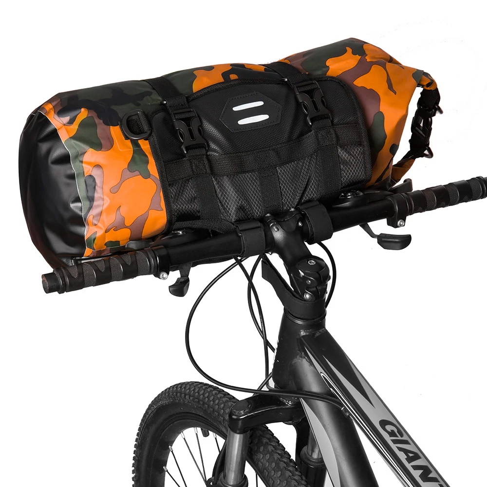 Велосипедная сумка на переднюю трубу, водонепроницаемая корзина на руль велосипеда 3L/7L/10L/15L/20L, велосипедная передняя рама, Аксессуары для велосипеда