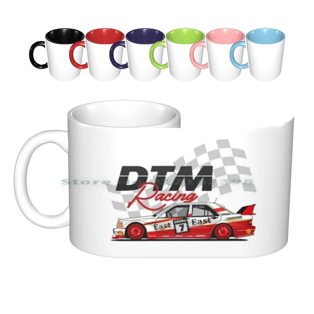 East Dtm Racing Car Ceramic Mugs Coffee Cups Milk Tea Mug Dtm Touring Car  Vehaicle Laffite Race Drift Drifting Germany W201 - AliExpress