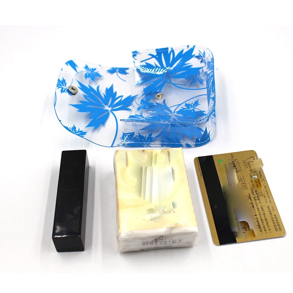 Woman Wallet With Coin Pocket Transparent Silicone Wallet Candy Color Fashion Cartoon Coin Purse Coin Bag#ew