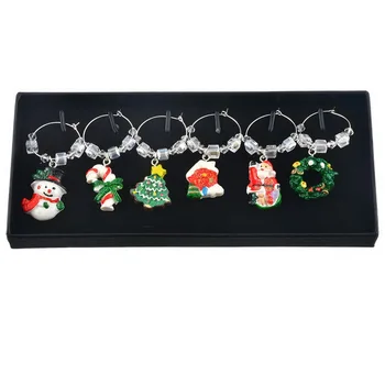 

Pieces of Mixed Christmas Strap Enamel Pendant Ornaments Christmas Tree Decoration Bracelet Earring Necklace DIY Jewelry hot