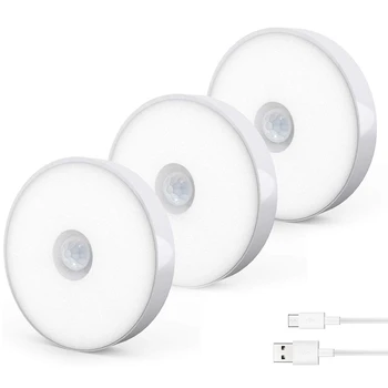 

Motion Sensor Lights, LED Rechargeable Under Cabinet Lightings and Wireless Under Lights for Hallway, Stairway, Basement, Kitche