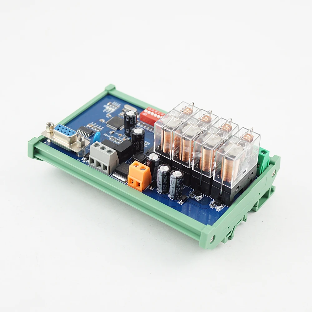 4-Channel RS485 Communication Omron Relay Module Modbus RTU/232 DC24V Inputs and Outputs for Sensor | Электронные компоненты и