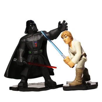

Star Wars Luke Vs Darth Vader Mini Doll Action Figure Anime Decoration Collection Figurine Toy Model For Children Gift