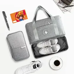 Водонепроницаемый Бумажник для паспорта, документов, дорожная сумка, портативный органайзер для обуви, для багажа, USB кабель, сумка, жесткий