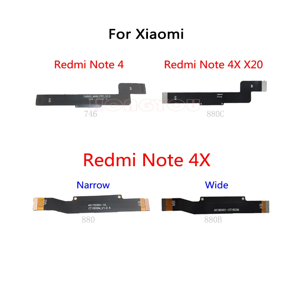 Гибкий кабель для подключения материнской платы с ЖК-дисплеем Xiaomi Redmi NOTE 4 4X X20 |