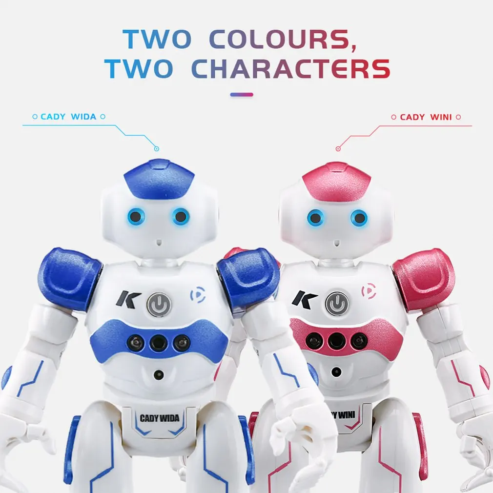 JJR/C R2 Dancing Robot Intelligent Gesture Control RC Robot Toy Blue Pink for Children Kids Birthday Gift USB Charging