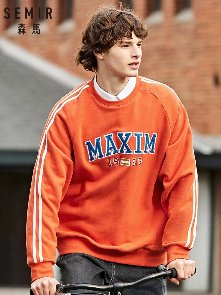 Повседневная Толстовка SEMIR Мужская Толстая зимняя рубашка новинка 2019 шикарный