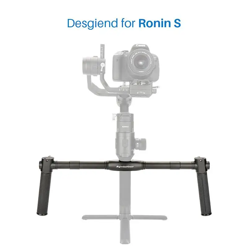 AgimbalGear Dual Handgrips Handheld Camera Video Stabilizer Gimbal Accessories Extended Handle Grips Handbar Mount for Dji Ronin