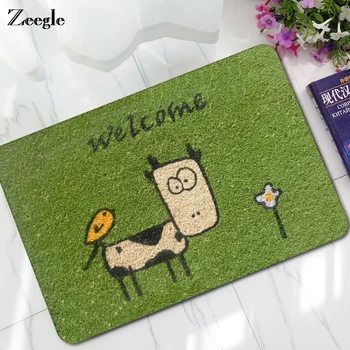 

Zeegle Cartoon Entrance Door Mat Corridor Mats Home Rugs Non-slip Bath Mat Bathroom Anti-Slip Toilet Rug Kitchen Floor Carpet