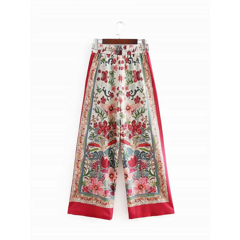 Женские осенние блейзеры JuneLove с длинным рукавом и принтом винтажные Цветочные