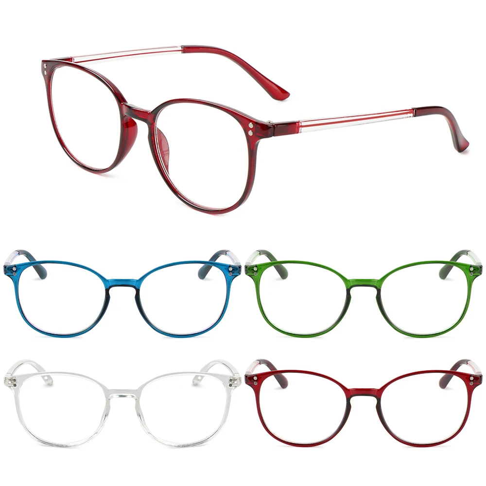 Hot Sale High-definition Reading Glasses Unisex Fashion Ultralight PC Frames Presbyopic Glasses Vision Care Eyewear +1.00~4.00 4