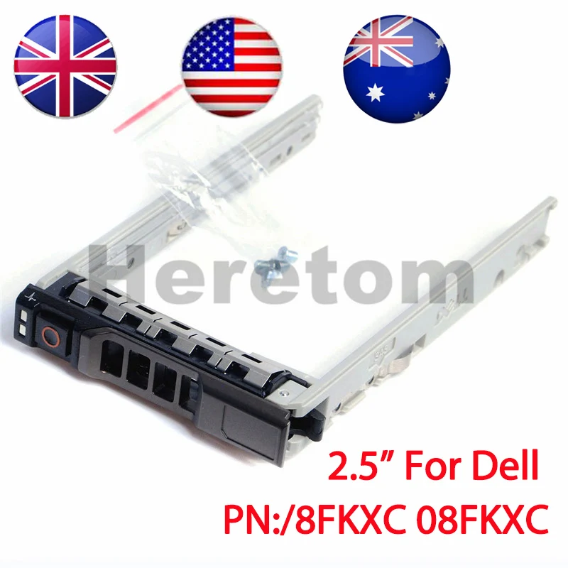 Новый подлинный 2 5 &quotHDD лоток Caddy 8FKXC 08FKXC для Dell PowerEdge R730 R630 R730XD R820 R920 с